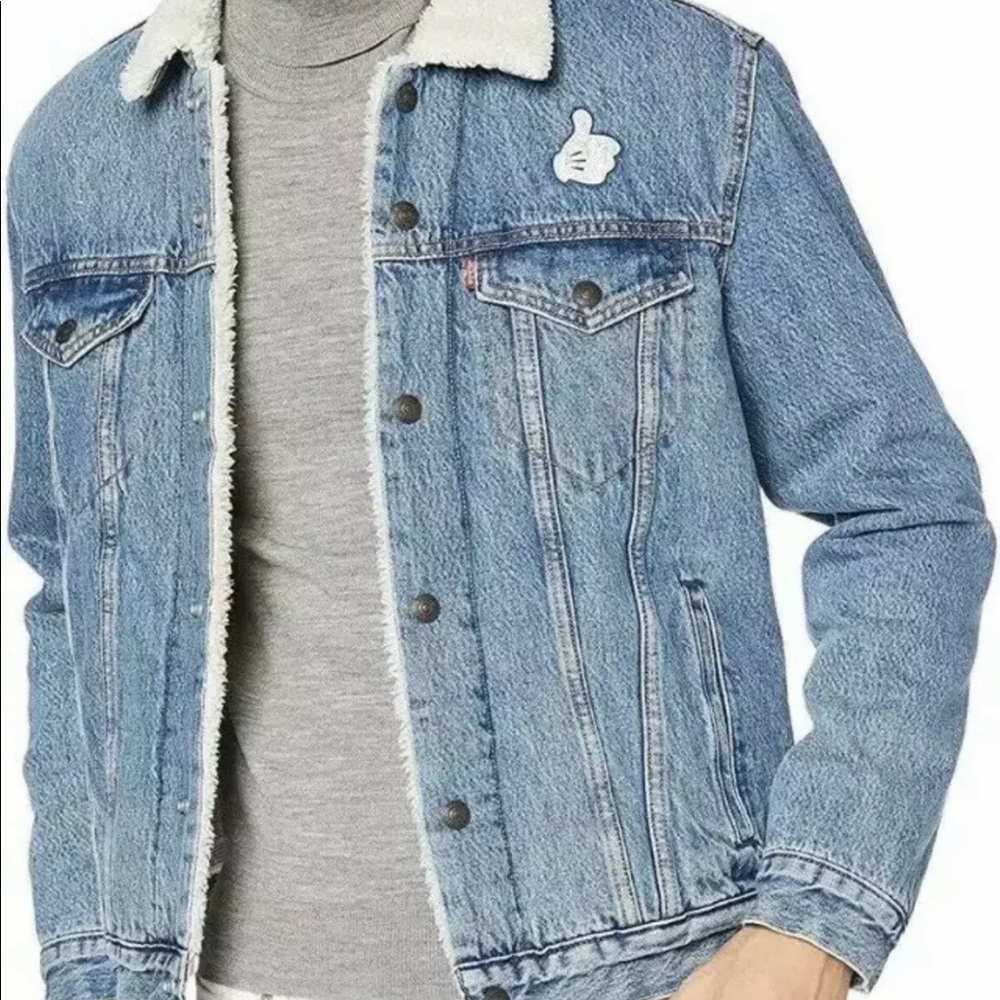 Vintage Disney Levis Mickey Denim Jean Jacket NWT